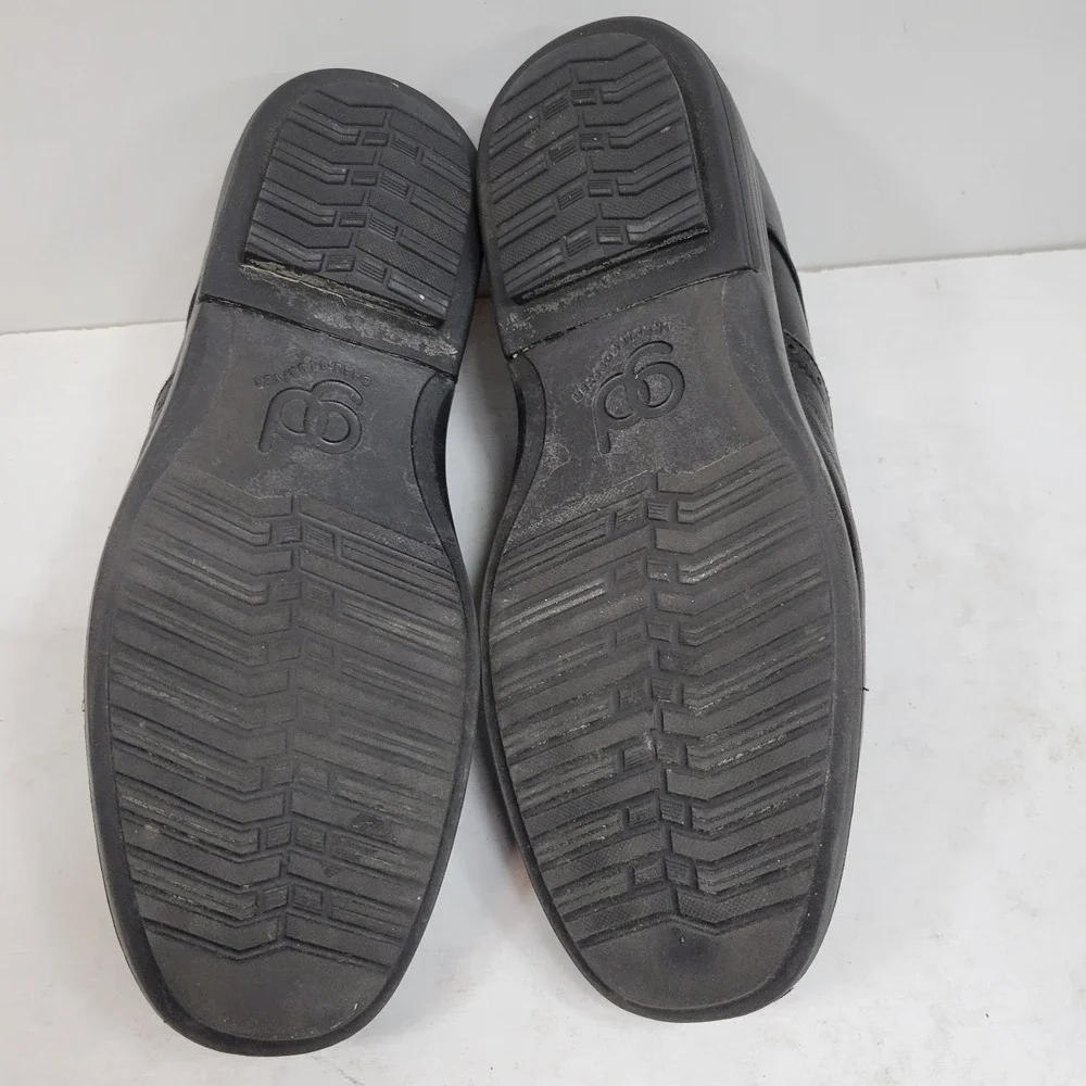 Gravity Defyer Men's Black Wingtip‎ Oxford Dress Shoes Size 10 Comfort Leather